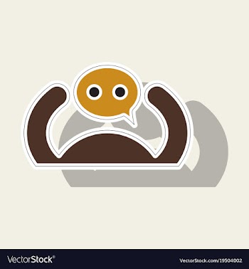 Sticker social network icon people network icon vector image