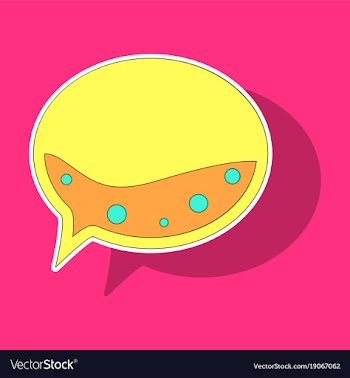 Sticker spam email warning concept of virus vector image