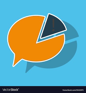 Sticker spam email warning concept of virus vector image