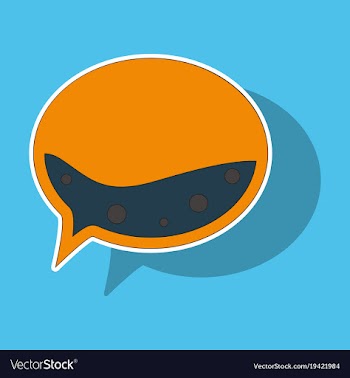 Sticker spam email warning concept of virus vector image