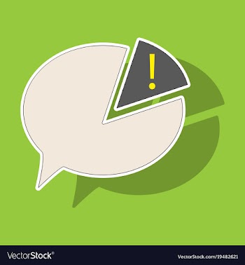 Sticker spam email warning concept of virus vector image