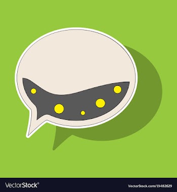 Sticker spam email warning concept of virus vector image