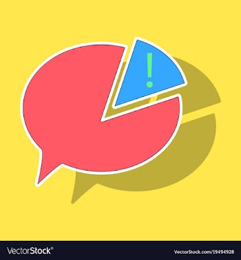 Sticker spam email warning concept of virus vector image