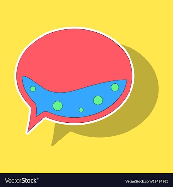 Sticker spam email warning concept of virus vector image