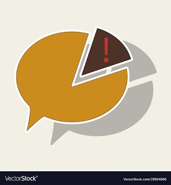 Sticker spam email warning concept of virus vector image
