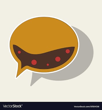 Sticker spam email warning concept of virus vector image