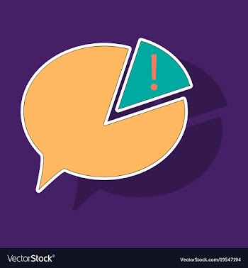 Sticker spam email warning concept of virus vector image