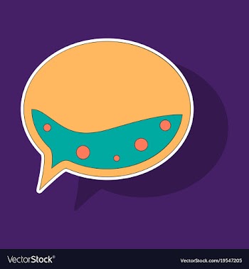 Sticker spam email warning concept of virus vector image
