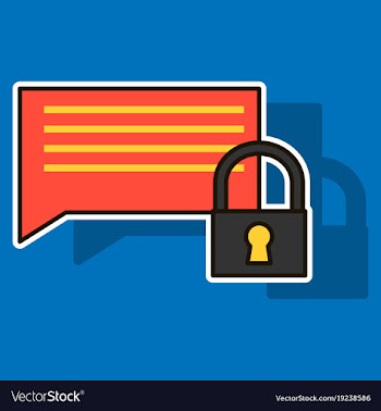 Sticker spam outline symbol on background block vector image