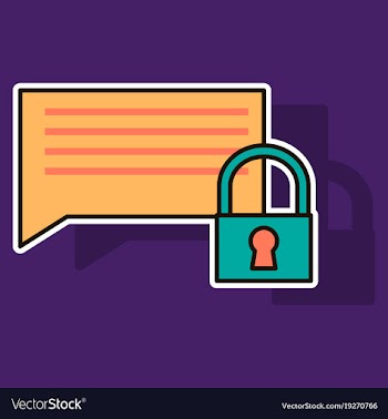 Sticker spam outline symbol on background block vector image
