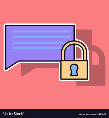 Sticker spam outline symbol on background block vector image