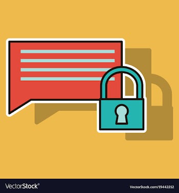 Sticker spam outline symbol on background block vector image