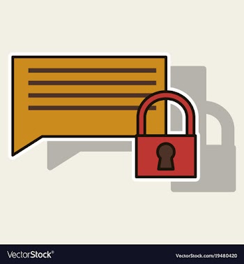 Sticker spam outline symbol on background block vector image