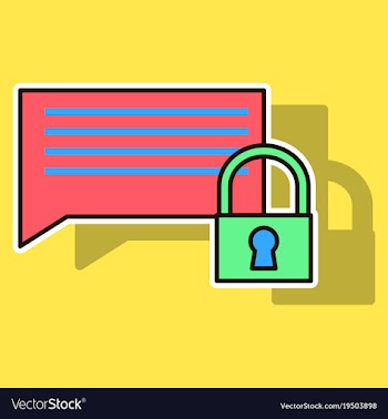 Sticker spam outline symbol on background block vector image