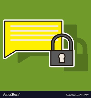 Sticker spam outline symbol on background block vector image