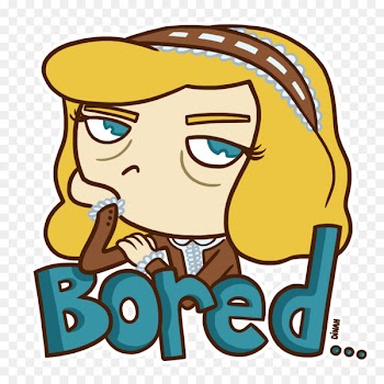 Sticker Stationery Art Clip art - BORED 