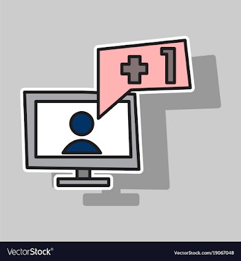 Sticker symbol of finger up thumb up in flat vector image
