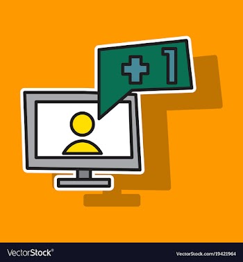 Sticker symbol of finger up thumb up in flat vector image