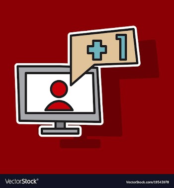 Sticker symbol of finger up thumb up in flat vector image