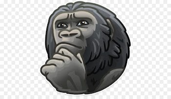 Sticker Telegram Social media Gorilla pxls.space - social media 