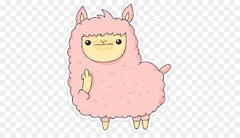 Sticker Telegram VK Llama Clip art - molly banner 