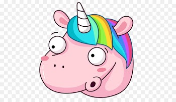 Sticker Telegram VKontakte Social media Unicorn - social media 