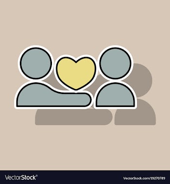 Sticker thumbs up like social network facebook vector image