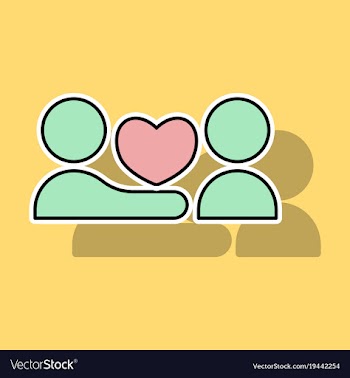 Sticker thumbs up like social network facebook vector image