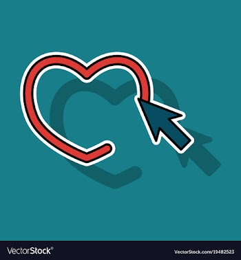 Sticker thumbs up like social network facebook vector image