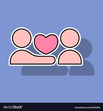 Sticker thumbs up like social network facebook vector image