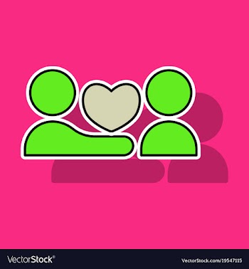 Sticker thumbs up like social network facebook vector image