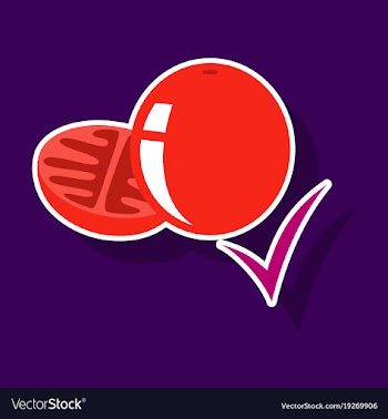 Sticker tomato isolated on background vector image