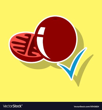 Sticker tomato isolated on background vector image
