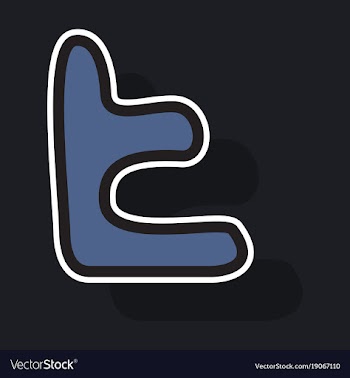 Sticker tumblr social media icons vector image