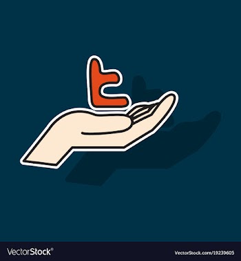 Sticker tumblr social media icons vector image