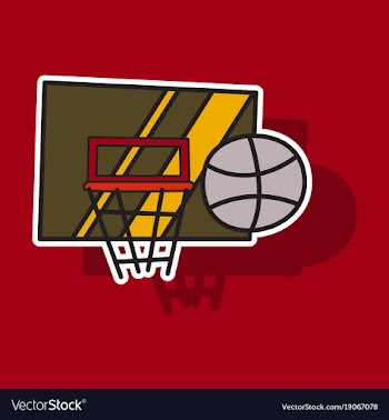 Sticker unusual look dribbble social media icon vector image