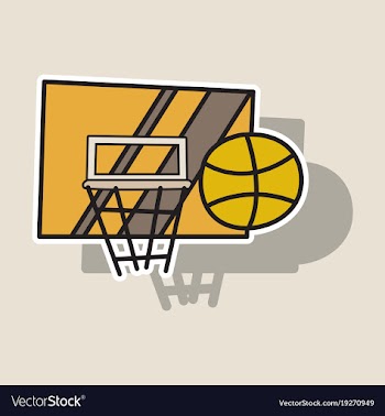 Sticker unusual look dribbble social media icon vector image