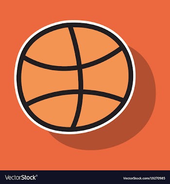 Sticker unusual look dribbble social media icon vector image