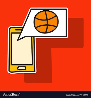 Sticker unusual look dribbble social media icon vector image