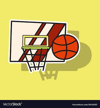 Sticker unusual look dribbble social media icon vector image
