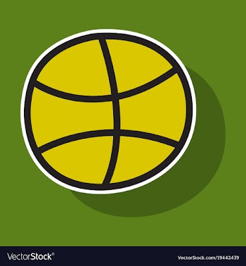 Sticker unusual look dribbble social media icon vector image