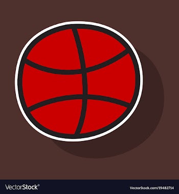 Sticker unusual look dribbble social media icon vector image