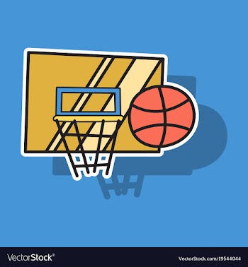 Sticker unusual look dribbble social media icon vector image