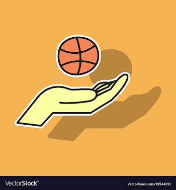 Sticker unusual look dribbble social media icon vector image