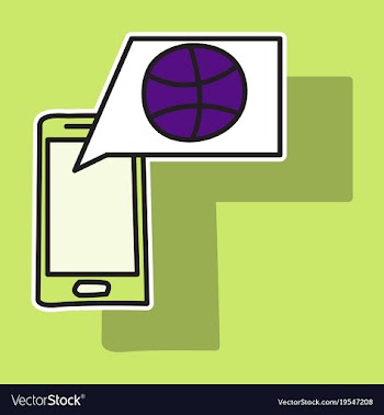Sticker unusual look dribbble social media icon vector image