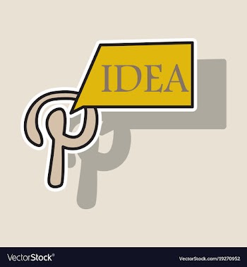 Sticker unusual look icon of pinterest on vector image