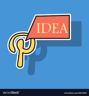 Sticker unusual look icon of pinterest on vector image