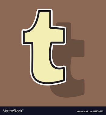 Sticker unusual look tumblr social media icons vector image