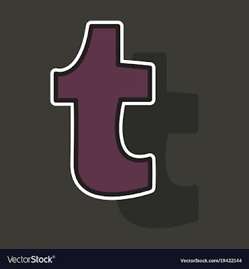 Sticker unusual look tumblr social media icons vector image