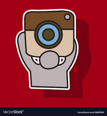 Sticker unusual look web icon of modern lineart vector image